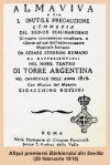 afis premiera barbierul din sevilla rossini roma 1816